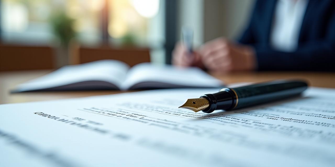 Professional legal consultation discussing custom contract terms